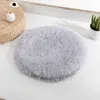 Nouveau rond en peluche chat lit maison chat tapis hiver chaud sommeil chats nid doux longue peluche chien lit coussin pour animaux de compagnie pour chats chien lavable