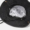 Breda randen hattar våren 2023 denim solid hink fiskare utomhus resor solhatt för män och kvinnor 116 G230603