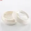 10pcs / Lot 30G 50G Blanc Sphérique Cosmétique Poudre Libre Boîte Tamis Maille Pot Vide Blush Visage Conteneur Cas avec Puffgood qualtty