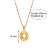 Necklace Earrings Set Stylish Vintage Water Wave Chain Sunflower Drip Oil Pendant Earring 18k Gold Plated Jewelry For Women Gift