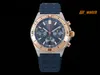 TF 2023New Mechanical Chronograph Watch Diameter 42mm med 7750 Automatisk lindningsrörelse Ratchet Bezel Sapphire Crystal Mirror Designer Watches
