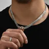 Ketting Oorbellen Set Unisex Punk Snake Chain Kettingen En Ringen Mode Eenvoudige Soild Hiphop Voor Mannen Sieraden Accessoires Cadeau