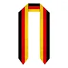 Écharbes Graduation Sash Germany Flag Swarf Châle volée saphir bleu avec étoile Stripe Bachelor Robe accessory Ribbon 180 14cm