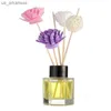 3 Garrafas Reed Difusor Óleo Essencial Flor Rattan Incenso Casa Quarto Perfume Banheiro Desodorante Ambientador L230523