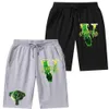 Shorts masculinos de vlone short masculino vlone shorts recreativos dsq2 shorts unissex de algodão esportes moda de rua curta estilo maré de joelho shorts Essent Black cinza