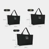 Duffel Bags Simple Black Travel Bag Carry-on Buggage Tote для женщин Большой размер водонепроницаемые дамы путешественников