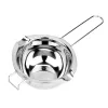 New Stainless 304 Steel Chocolate Melting Pot Double Boiler Milk Bowl Butter Candy Warmer Pastry Baking Tools Wholesale GG