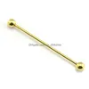 Stift broscher affärsdräkt mens skjorta brosch krage bar stift klämmor klämmer Sier guldklänning Pins Fashion Jewelry Will och Sandy Drop de Dhe6n