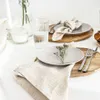 Tafelkleed Natuurlijk Materiaal Sterk Comfortabel Stofdicht Tafelkleed met Servetten voor Bruiloft Theetafel Decor R230605