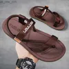 Summer Mens Water Sport Walking Swimming Sneakers Mans Beach Sandals Roman Male Flat Rope Slippers Outdoor Daily Casual Shoes L230518