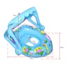 Sand Play Water Fun Summer Inflatable Swimming Ring Toddler Swim Boat Training Toys Baby Child Pool Seat With Canopy 230605