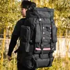 Sacos ao ar livre 130L 90L Grande Saco de Acampamento Mochila do Exército Homens Ombro de Viagem Trekking Viagem Bagagem Tática Montanhismo 230605