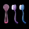 Brosses à ongles 35 pièces brosse en plastique maquillage lavage Art poussière tête ronde poudre propre capuchon pédicure manucure outils couleur aléatoire 230606