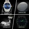 Binbang Watch New Fashion Men's Watch Men's Waterproof Tungsten Steel Calendar Quartz Wrist Watch Shake Sound Explosive Cross border Issuing