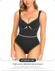 Intimo elasticizzato e modellante da donna S-4XL Perizoma nero Shapewear per le donne Tummy Control Slim Body Shaper Scollo a V Faja Thongs Tuta Top Tuta