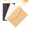 Wrap Prezent 24PCS Kraft Paper w stylu europejskim Vintage Business Envelope Koperty pocztówkowe (czarny biały i beżowy kolor)