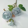 Dekorativa blommor Nordiska simulering Flower Ornament Wedding Fake Rose Home Arrangement Silk Floral Decoration Retro