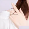 Cluster Rings Diamond Arrow Ring Band Finger Rose Gold Open Adjustable For Women Fashion Jewelry Will And Sandy Drop Delivery Dhtef