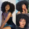 12 Inch Black Synthetic Hair Wig for Women Curly Bob Explosion Full Head Cover Multiple Styles Available Chic and Trendy