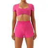 Active Set Gym Running Fashion Speed ​​Dry Sports Yoga Suit for Women Two Piece Set