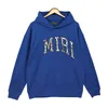 Amirri Mens Womnes Designer Graffiti Hoodies sweter Bluzy Pullover Bluzy Hip Hop Letter Druku