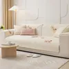 Chair Covers Thickened Cover Cloth Back Towel Cotton Sofa Cushion Four Seasons Universal Embroidered Non-Slip Style