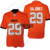 COE1 2021 NEW NCAA UTEP Miners Football Jersey 29 AA。アーロンジョーンズカレッジジャージーオレンジネイビーサイズの若者の大人