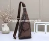 Designer Duo Borst CrossBody Tas Avenue Sling Schoudertas Damier Verstelbare Riem Trend Rugzak Heren Luxe Monogrammen Lederen Outdoor Packs