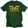 Men's T -skjortor 2023 mode sommar t -shirt bomull kreativ grafik The Money Shirt Team Golden