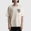 Designer modekläder tees tshirt rhude kort ärm co märke tryck jerry samma ins mode par klär amerikansk high street tshirt bomull streetwear toppar cas