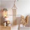 Andere Home Decor Geweven Rame Muur Opknoping Wandtapijten Voor Slaapkamer Boho Drop Levering Tuin Dhpcs