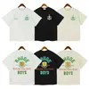 Rhude T-shirt Masculino Mulher Top Solto Rhude Tees Harajuku com Etiquetas 59sv