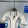 Men's Designer Shirt Summer Short Sleeve Casual Button Up Printed Bowling Beach Style Breathable T-shirt Clothing #20072vk