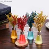 YXYMCF Dry Flower Flameless Reed Diffuser Bottle Rattan Aromatherapy Essential Oil Hotel Bedroom Air Freshene Home Fragrance L230523