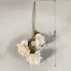 装飾的な花1PCドラゴンひげ牡丹結婚パーティーホール装飾植物のための人工シルクの花ディーフローラルアレンジメント材料