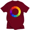 Men's T Shirts Color Circle Palette Shirt Artist Painter Art Teacher Tshirt Men 2023 Summer Cotton Casual Short Sleeve Tops Tee