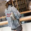 Duffel Bags Small Bag Female Wave Korean Trend Slung Wide Shoulder Strap Waist Fashion Chest Sequined Disco Dancing Bag.