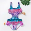 Costumi da bagno 212Y Toddler Neonate costumi da bagno costume da bagno Stampa leopardata Costumi da bagno per bambini Kid girls Costume da bagno Beachwear 230605