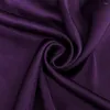 Casual Dresses Soolasea 2023 Summer Sexig Stain Halter Purple Dress Kvinnor ärmlös oregelbunden bodycon kläder party klubb rygglös mini