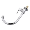 Robinets de cuisine bec pivotant mitigeur robinet d'eau froide moderne Chrome alliage de Zinc comptoir salle de bain robinet