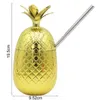 Water Bottles 1 Set Fashion Cocktail Glass Plastic Bar Wine Durable Tools Juice Beer Pineapple Cups