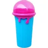 500ML Slushy Ice Cup Frozen Magic Squeeze Cup Cooling Maker Cup Freeze Mok Milkshake Smoothie Mok QH56