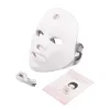 Steamer 7 colori LED maschera carica USB Pon terapia maschera rimozione dell'acne antirughe più leggera maschera per la cura della pelle ringiovanimento della pelle 230605