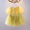 Fille robes princesse bébé filles 2023 grand nœud papillon perles lavande Style coréen fête anniversaire robe vêtements