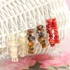 Crystal Stone Beaded Earrings Natural Stone DIY Tassel Earrings Women's Ear Studs Fashion Accessories