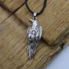 Подвесные ожерелья Crow Collece Punk Bird Raven Gothic Vintage Fashion Мужские ювелирные изделия викингов