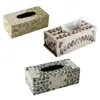 Retro Design Cafe tissue rectangular tissue box Wholesale of tissue boxes Paper towel storage container car napkin dispenser box