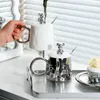 Tassen 380 ml galvanisierte Bärenbecher Keramiktasse mit Deckel und Löffel Büro Hochwertiges Kaffee-Wohnzimmer-Dekorationszubehör