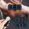 Draagbare slanke apparatuur Elektrisch EMS Nekmassager 8-modus Cervicale massagepatch Schouder Been Arm Abdominale pols Spierstimulator Draagbare pijnverlichting 230605