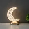 30 pièces Led étoile lune lampe de Table 3 couleurs décoration de bureau veilleuse USB Rechargeable chevet romantique éclairage lumières